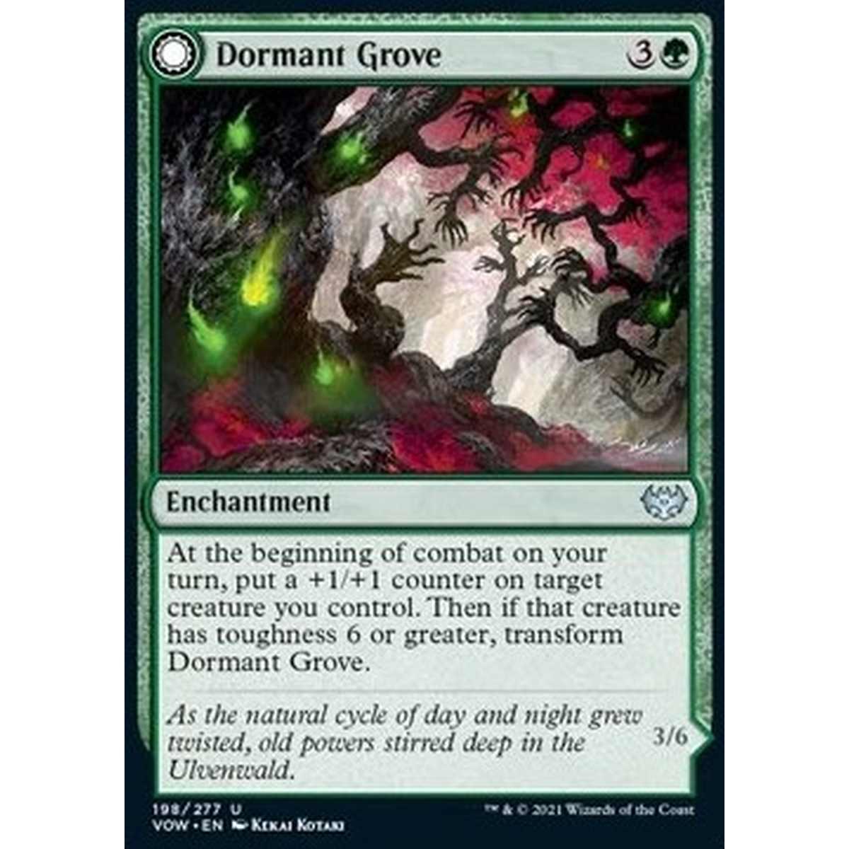 Dormant Grove // Gnarled Grovestrider - Bosco Sopito // Calcaboschi Nodoso - [VOW] [NM]