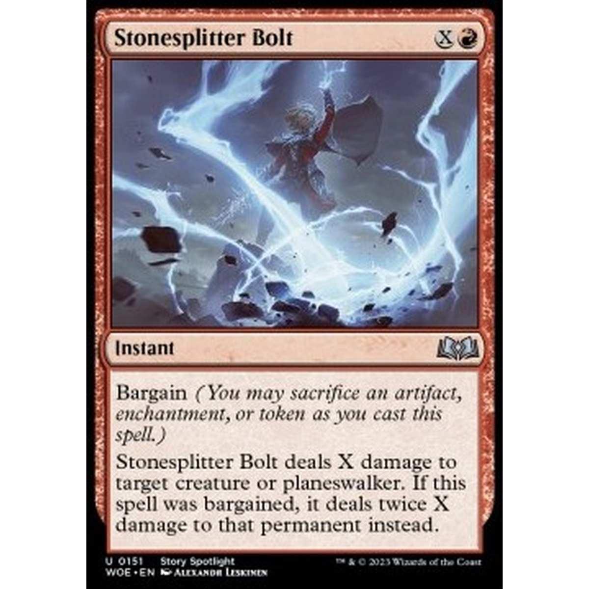 Stonesplitter Bolt - Stonesplitter Bolt - [WOE] [NM]