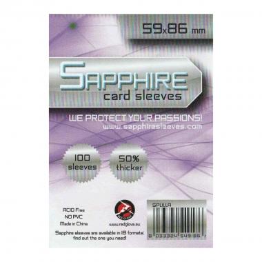 Sapphire Sleeves: 100 Bustine 59x86 mm