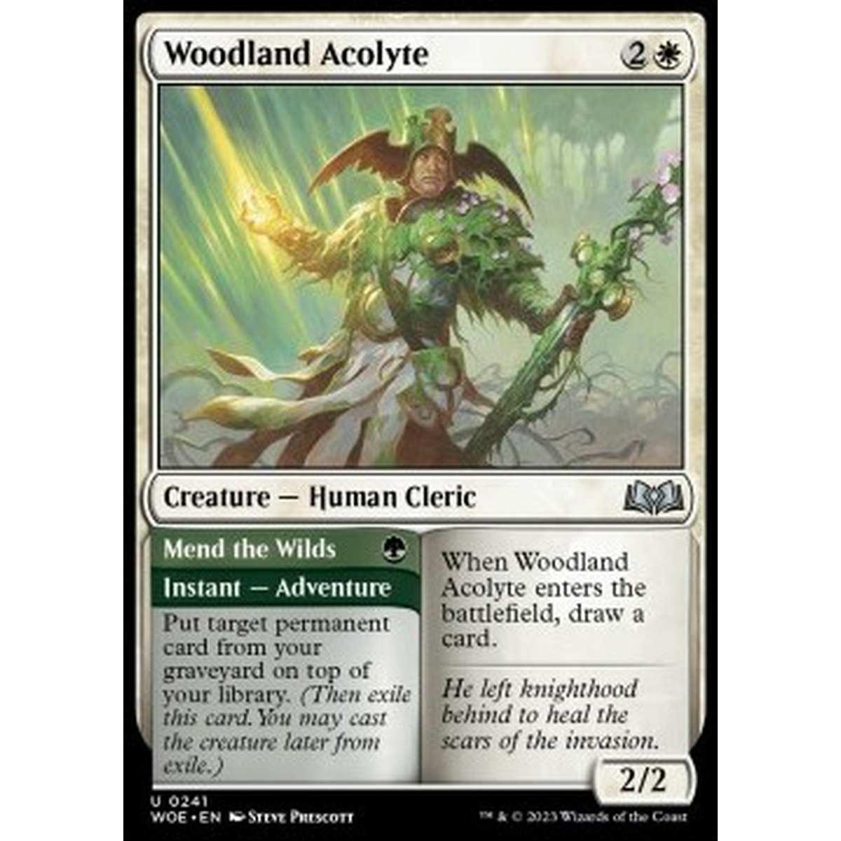 Woodland Acolyte // Mend the Wilds - Woodland Acolyte // Mend the Wilds - [WOE] [NM]