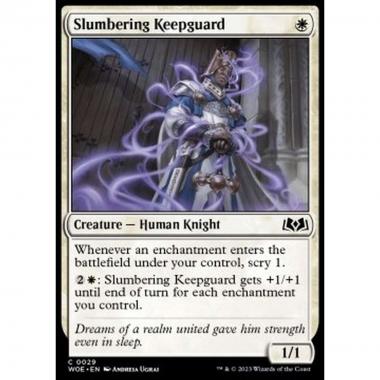 Slumbering Keepguard - Slumbering Keepguard - [WOE] [NM] [Foil]