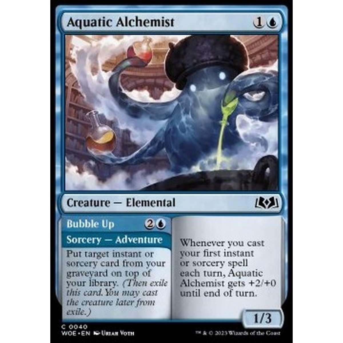Aquatic Alchemist // Bubble Up - Aquatic Alchemist // Bubble Up - [WOE] [NM] [Foil]
