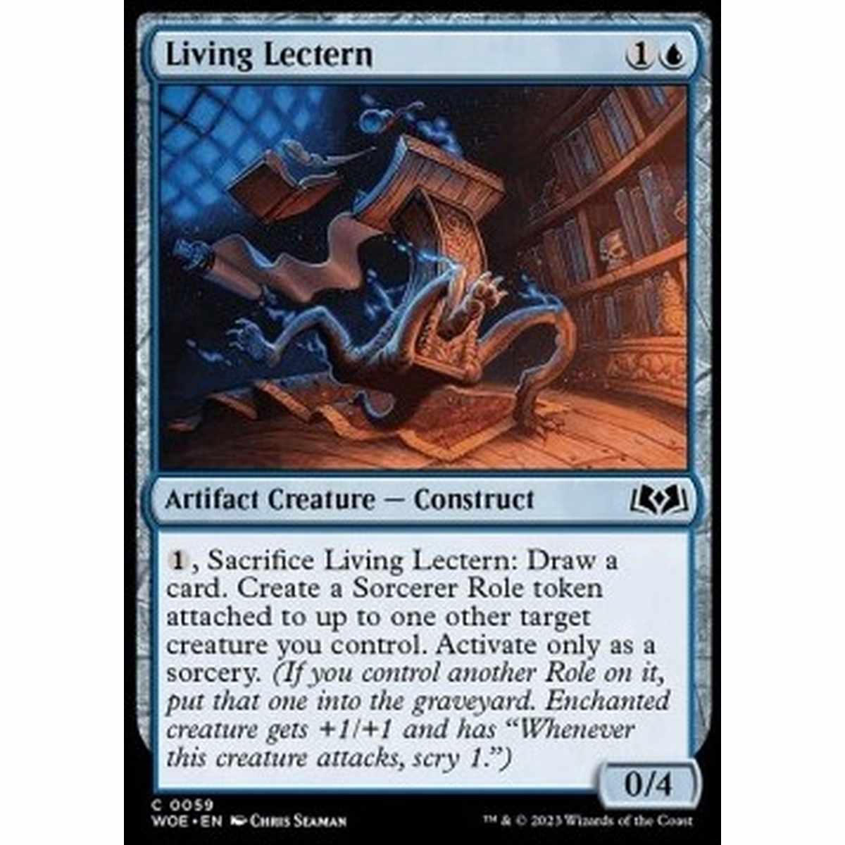 Living Lectern - Living Lectern - [WOE] [NM] [Foil]
