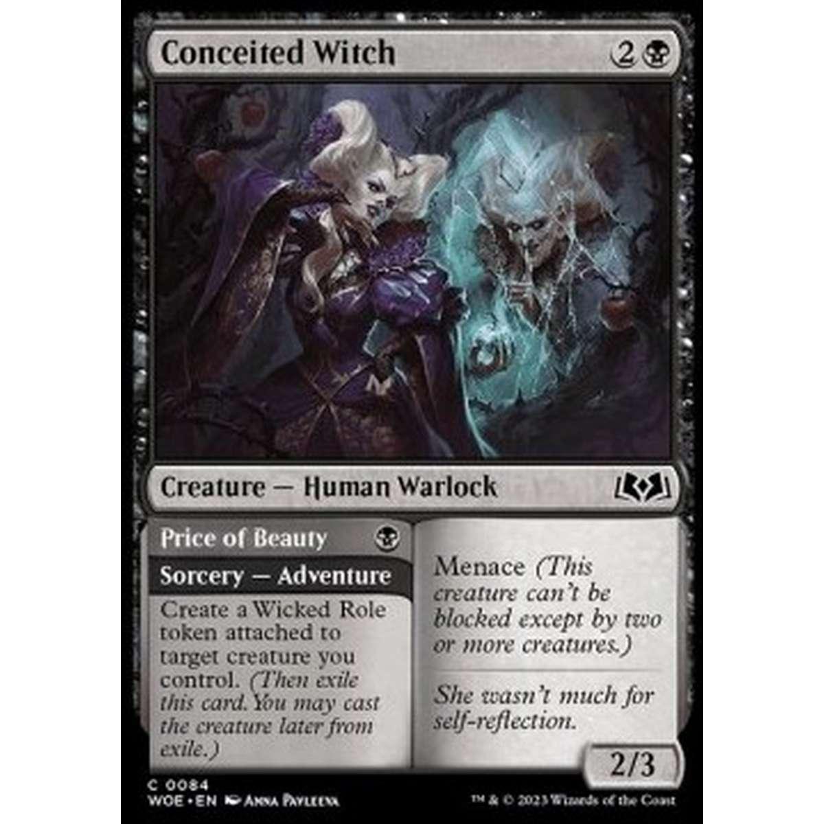 Conceited Witch // Price of Beauty - Conceited Witch // Price of Beauty - [WOE] [NM] [Foil]