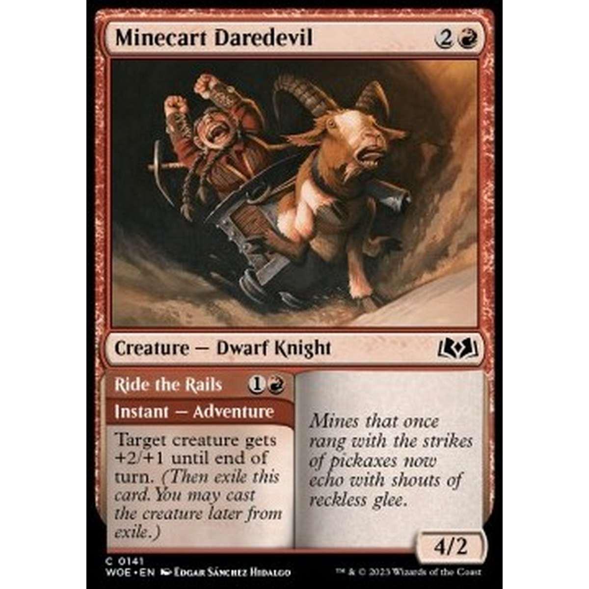 Minecart Daredevil // Ride the Rails - Minecart Daredevil // Ride the Rails - [WOE] [NM] [Foil]