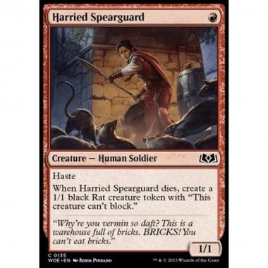 Harried Spearguard - Harried Spearguard - [WOE] [NM] [Foil]