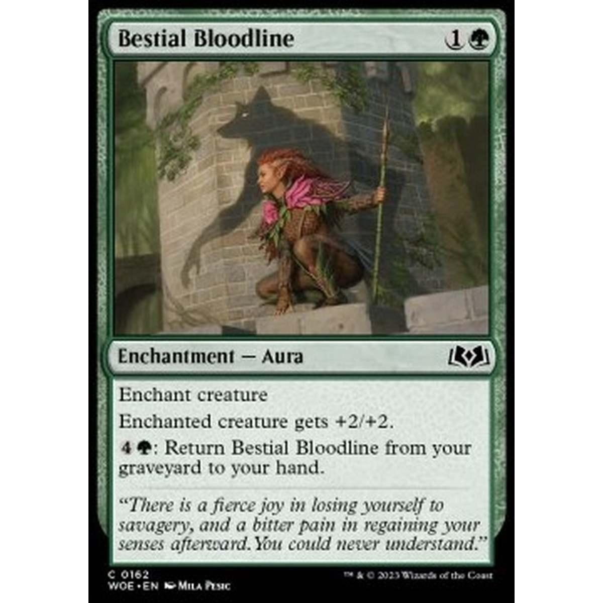 Bestial Bloodline - Bestial Bloodline - [WOE] [NM] [Foil]