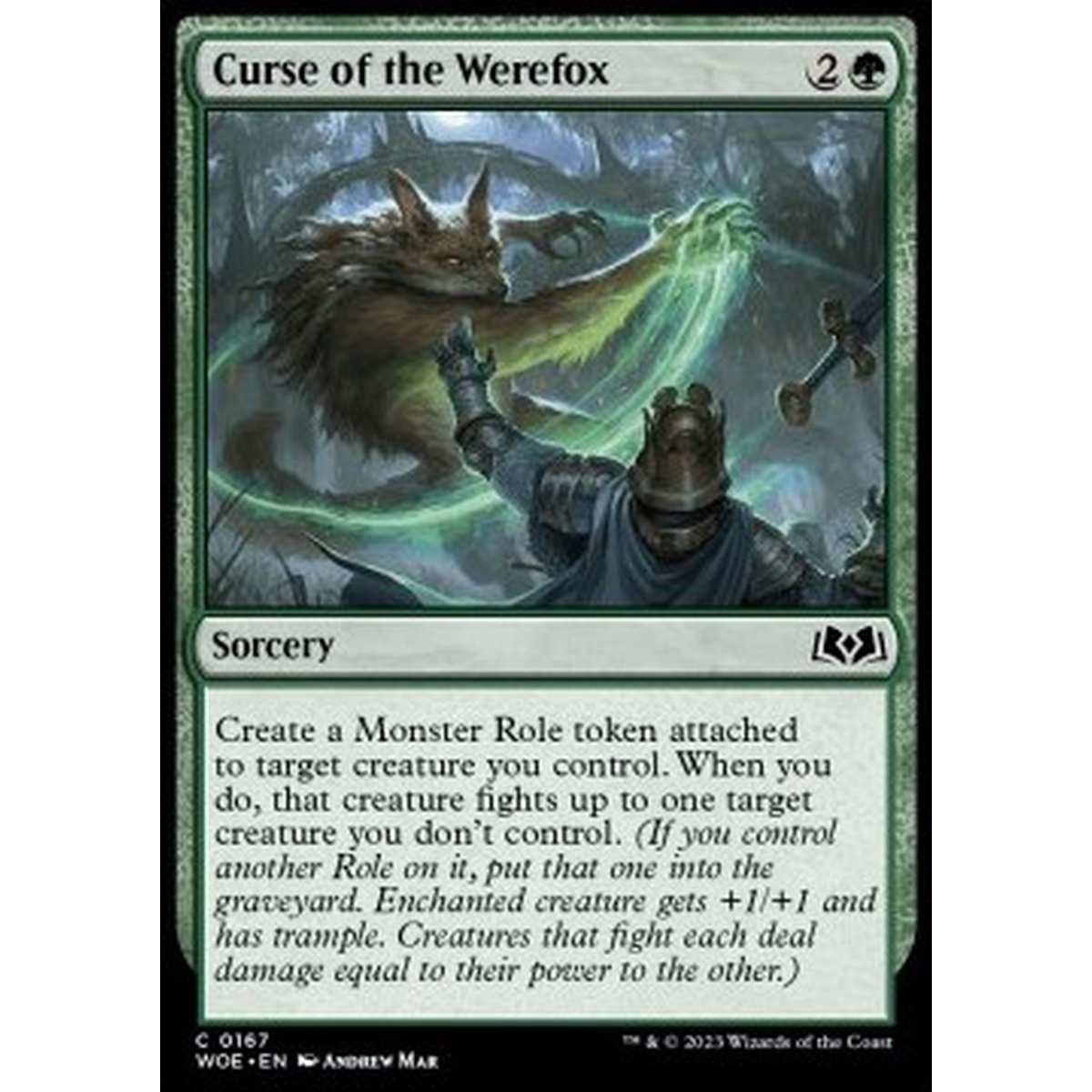 Curse of the Werefox - Curse of the Werefox - [WOE] [NM] [Foil]