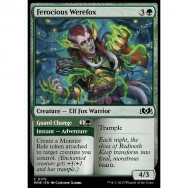 Ferocious Werefox // Guard Change - Ferocious Werefox // Guard Change - [WOE] [NM] [Foil]