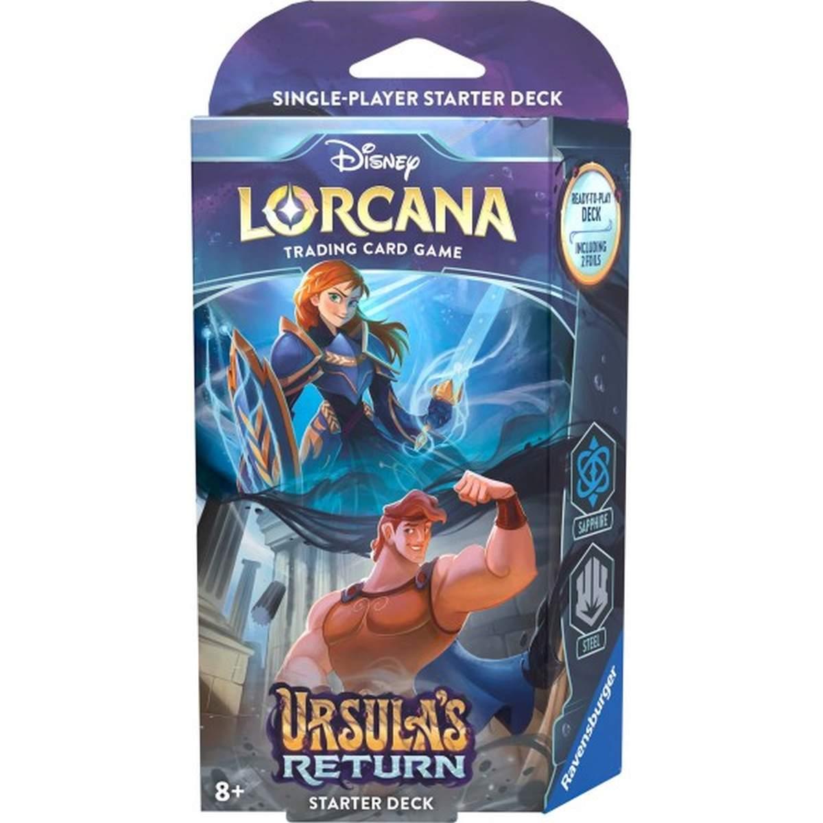 Ursula's Return - Il Ritorno di Ursula - Starter Deck Lorcana - Zaffiro - Acciaio ENG