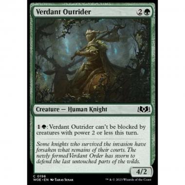 Verdant Outrider - Verdant Outrider - [WOE] [NM] [Foil]
