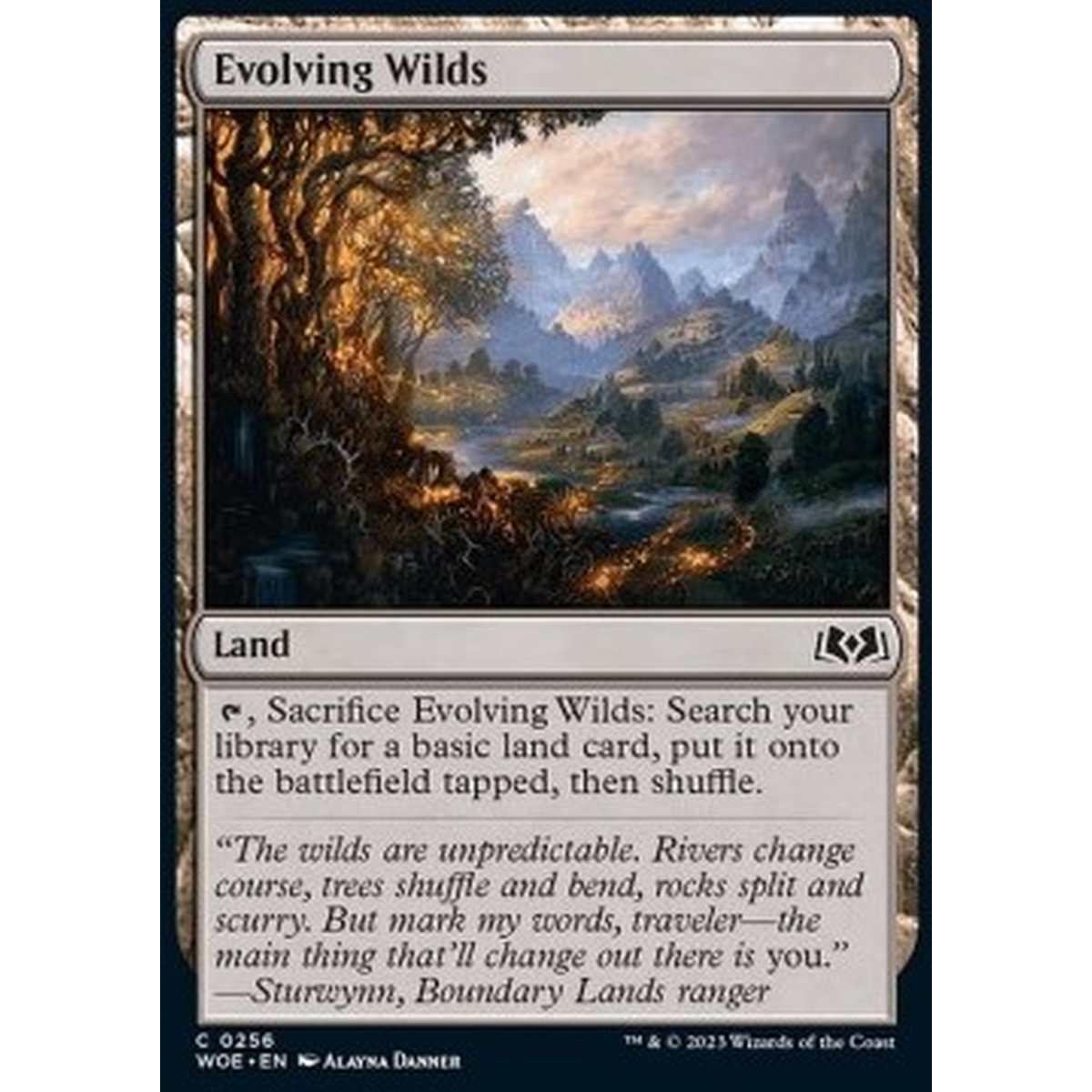 Evolving Wilds - Evolving Wilds - [WOE] [NM] [Foil]