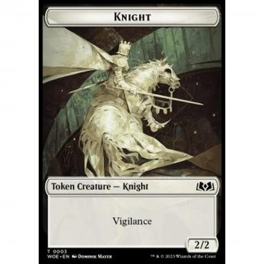 Knight Token (White 2/2 Vigilance) - Knight Token (White 2/2 Vigilance) - [XWOE] [NM]
