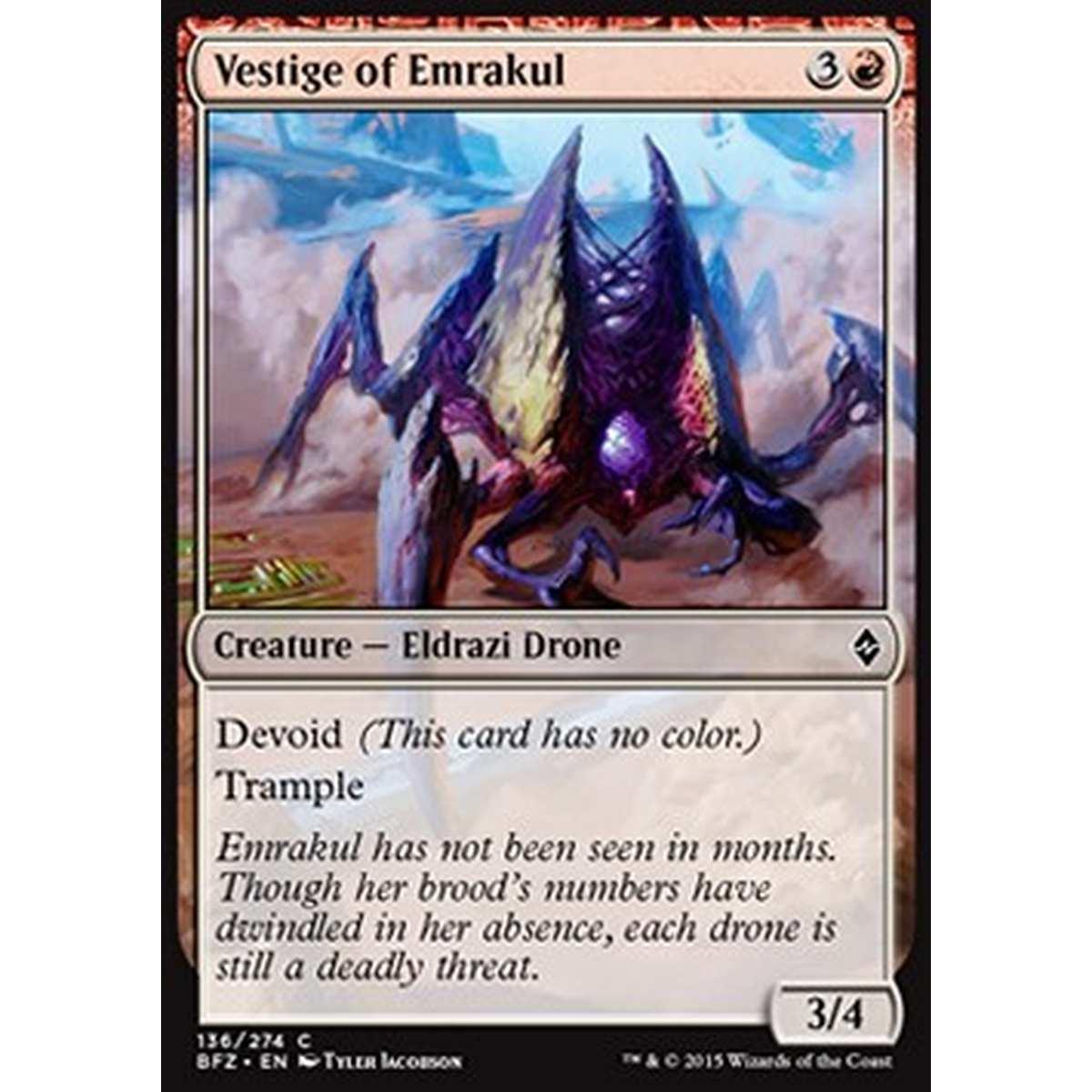 Vestige of Emrakul - Vestigio di Emrakul - [BFZ] [NM]
