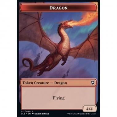 Dragon Token (Red 4/4) - Dragon Token (Red 4/4) - [XCLB] [NM]