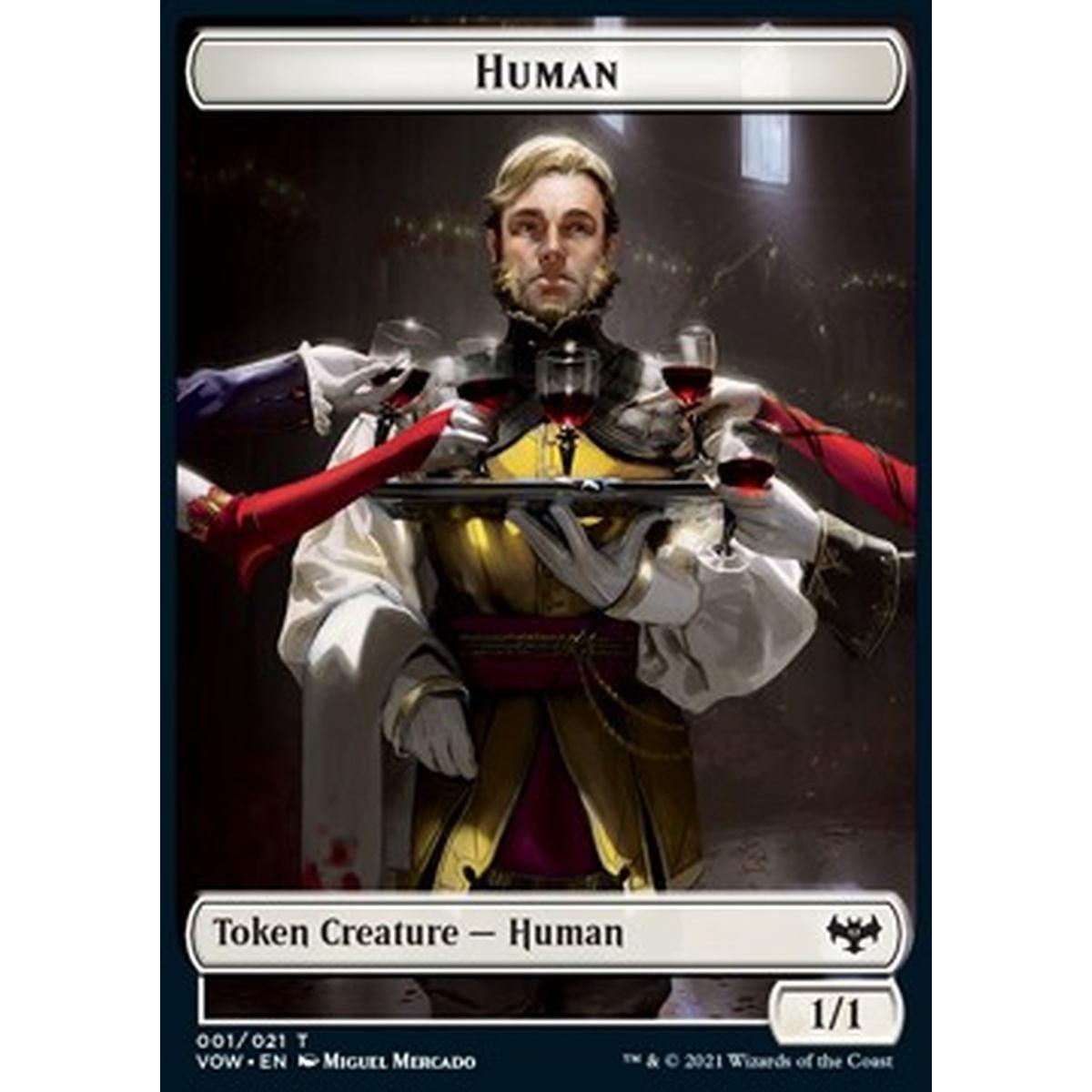 Human Token (White 1/1) - Human Token (White 1/1) - [XVOW] [NM]