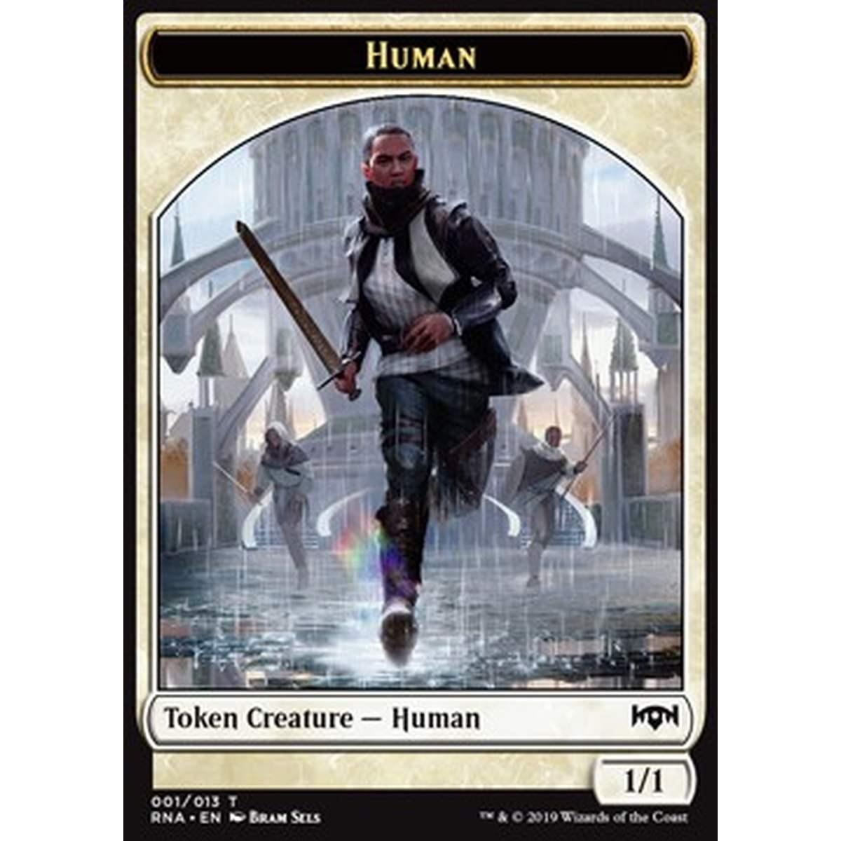 Human Token (White 1/1) - Human Token (White 1/1) - [RNA] [NM]