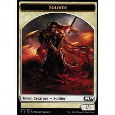 Soldier Token (White 1/1) - Soldier Token (White 1/1) - [M19] [NM]