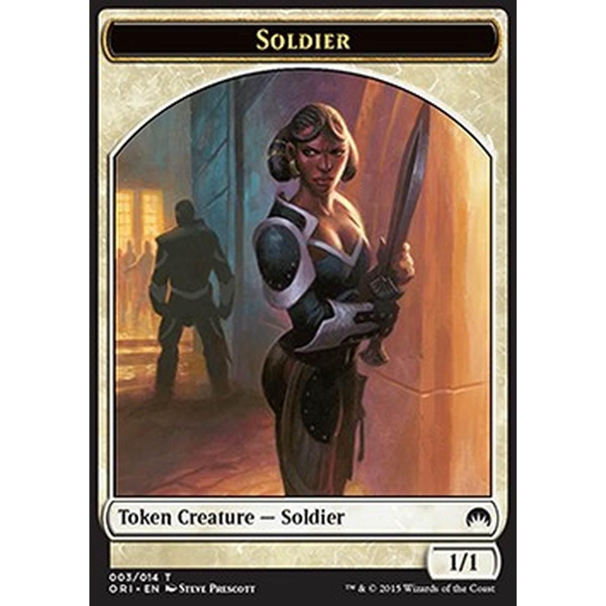 Soldier Token (White 1/1) - Soldier Token (White 1/1) - [ORI] [NM]