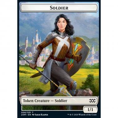 Soldier Token (White 1/1) - Soldier Token (White 1/1) - [X2XM] [NM]