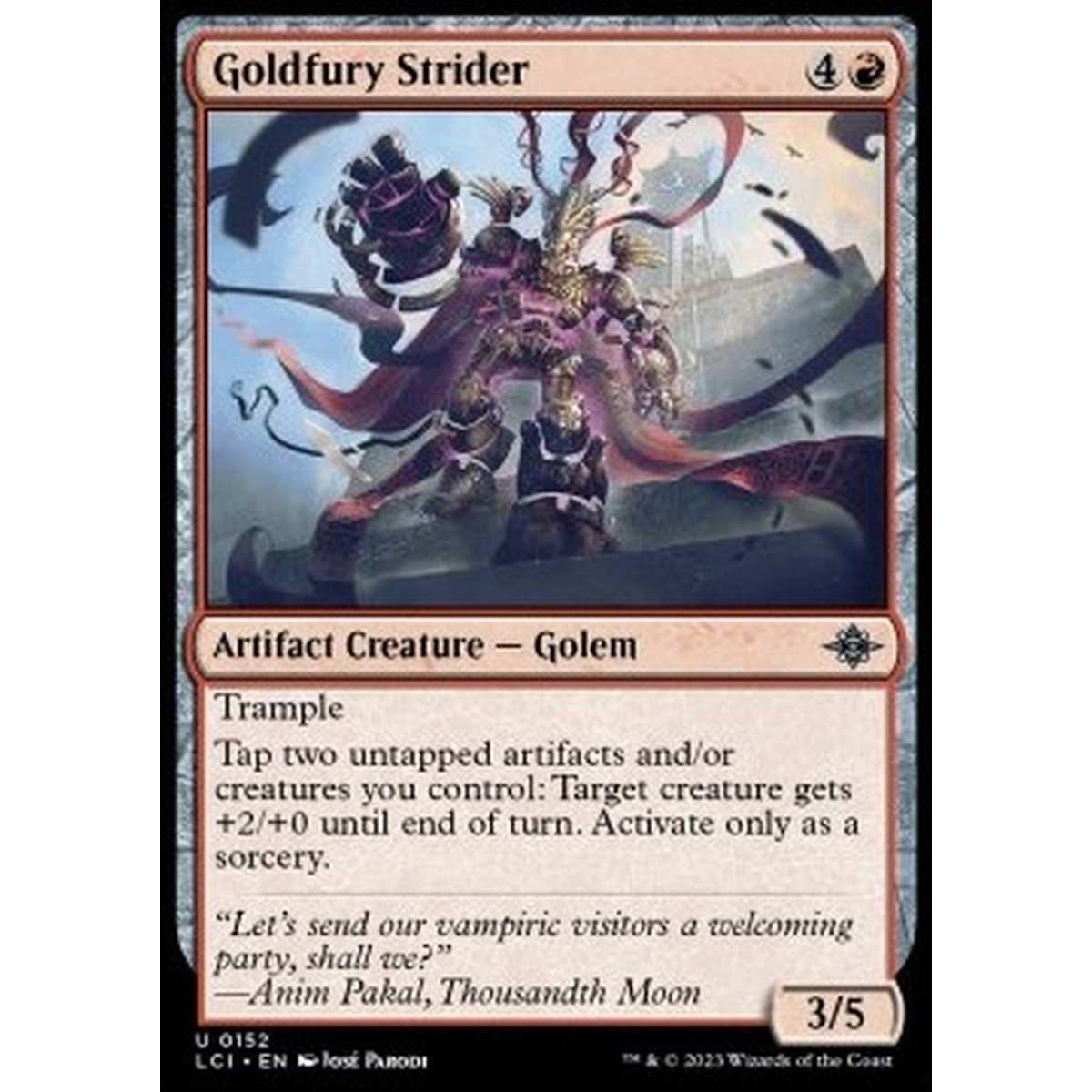 Goldfury Strider - Goldfury Strider - [LCI] [NM]