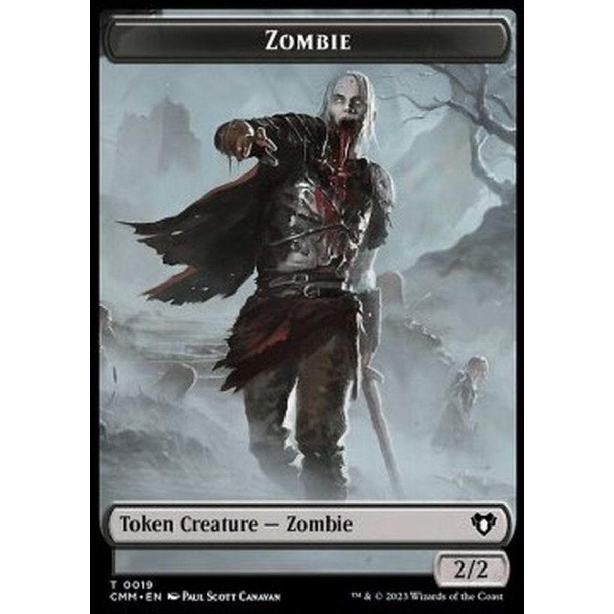 Zombie Token (B 2/2) // Elephant Token (G 3/3) - Zombie Token (B 2/2) // Elephant Token (G 3/3) - [XCMM] [NM]