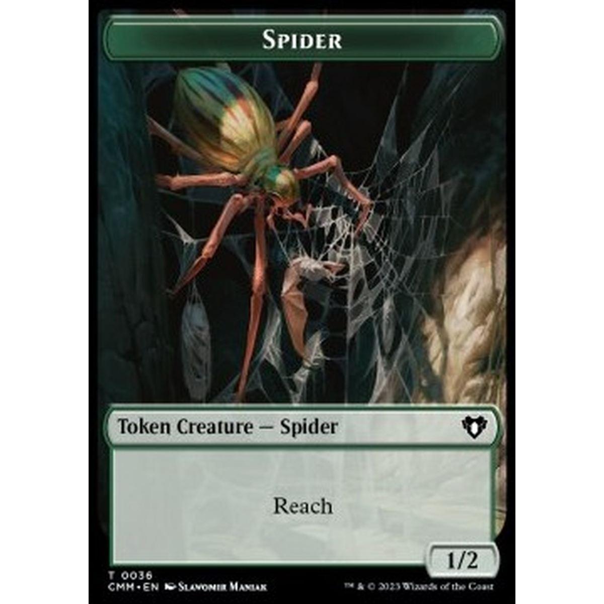 Spider Token (G 1/2) // Elemental Token (R 1/1 Haste) - Spider Token (G 1/2) // Elemental Token (R 1/1 Haste) - [XCMM] [NM]