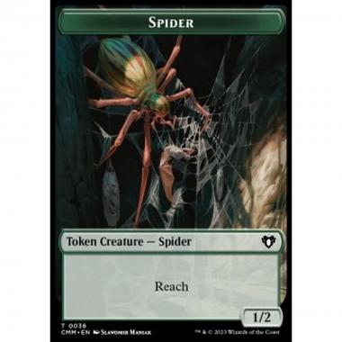 Spider Token (G 1/2) // Elemental Token (R 1/1 Haste) - Spider Token (G 1/2) // Elemental Token (R 1/1 Haste) - [XCMM] [NM]