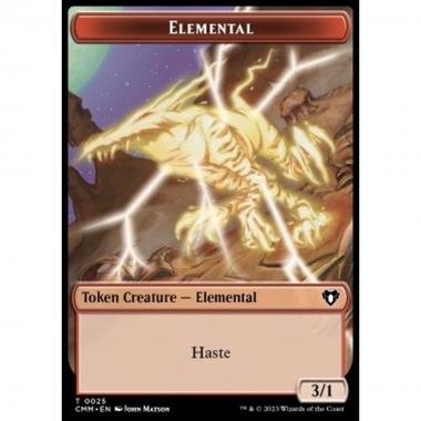 Elemental Token (R 3/1 Haste) // Eldrazi Spawn Token (C 0/1) - Elemental Token (R 3/1 Haste) // Eldrazi Spawn Token (C 0/1) - [XCMM] [NM]