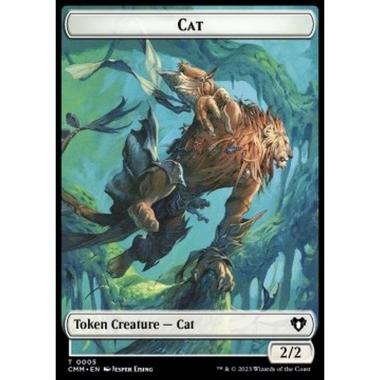 Cat Token (W 2/2) // Treasure Token - Cat Token (W 2/2) // Treasure Token - [XCMM] [NM]