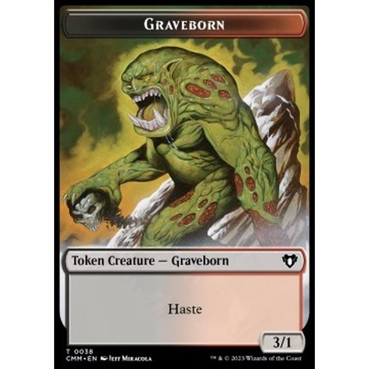 Graveborn Token (BR 3/1) // Servo Token (A 1/1) - Graveborn Token (BR 3/1) // Servo Token (A 1/1) - [XCMM] [NM]