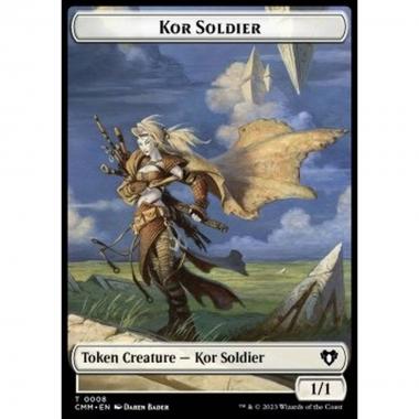 Kor Soldier Token (W 1/1) // Clue Token - Kor Soldier Token (W 1/1) // Clue Token - [XCMM] [NM]