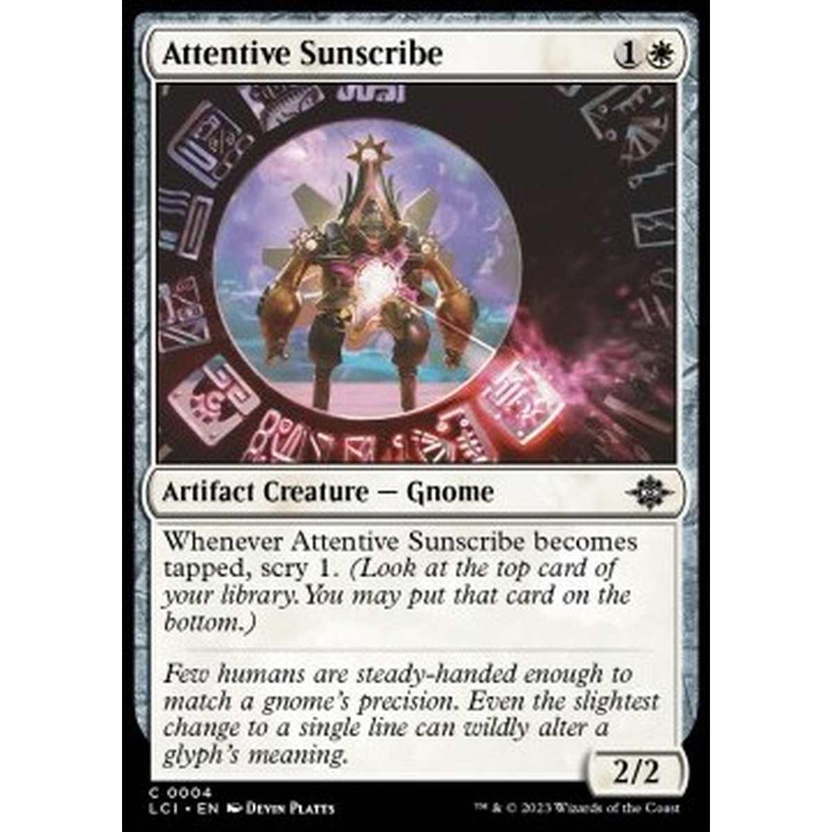 Attentive Sunscribe - Attentive Sunscribe - [LCI] [NM] [Foil]