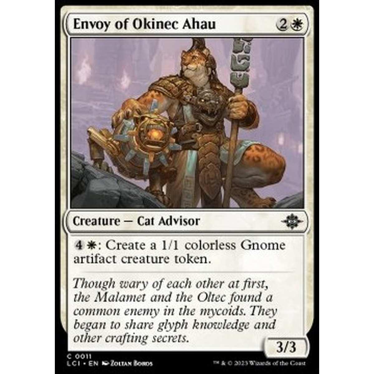 Envoy of Okinec Ahau - Envoy of Okinec Ahau - [LCI] [NM] [Foil]