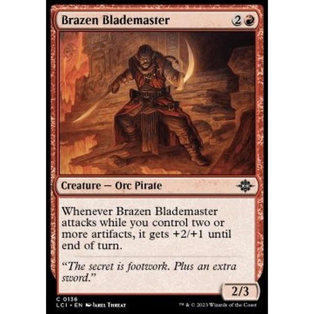 Brazen Blademaster - Brazen Blademaster - [LCI] [NM] [Foil]