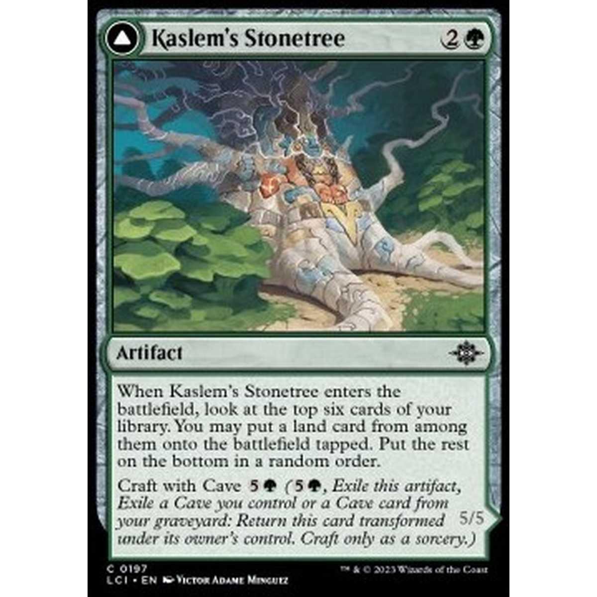 Kaslem's Stonetree // Kaslem's Strider - Kaslem's Stonetree // Kaslem's Strider - [LCI] [NM] [Foil]