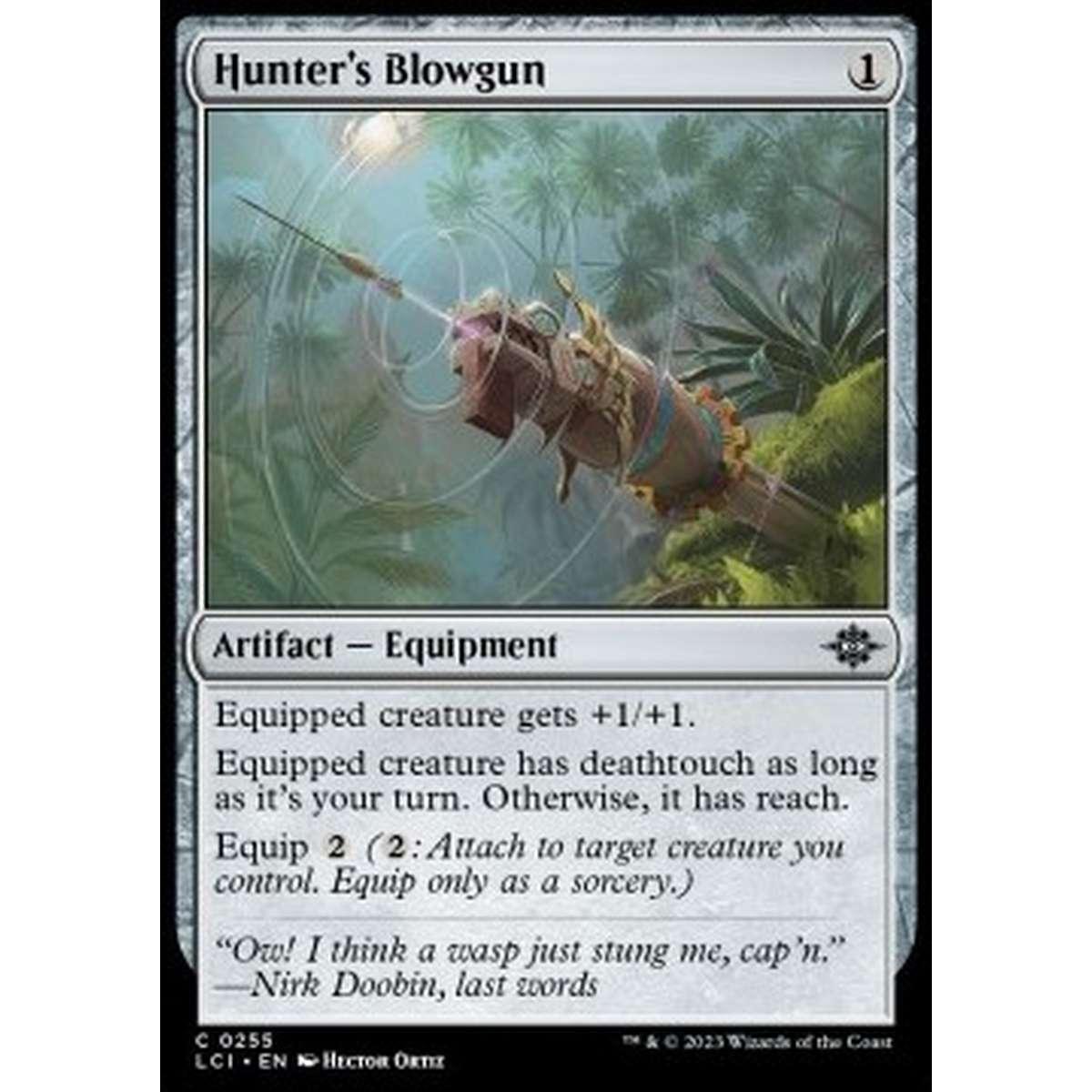 Hunter's Blowgun - Hunter's Blowgun - [LCI] [NM] [Foil]