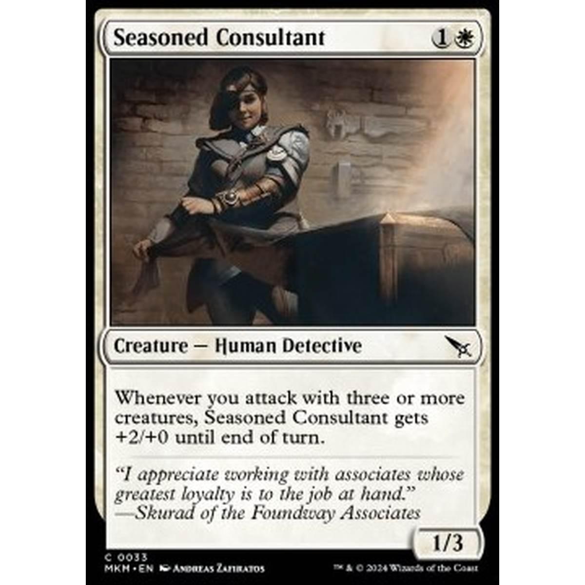 Seasoned Consultant - Seasoned Consultant - [MKM] [NM]