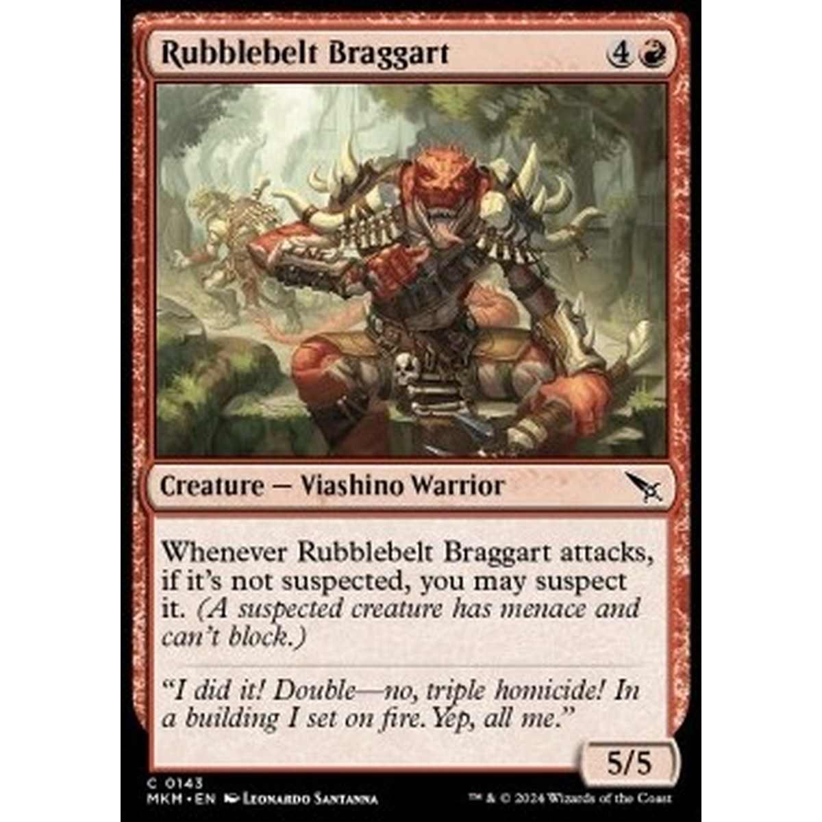 Rubblebelt Braggart - Rubblebelt Braggart - [MKM] [NM]
