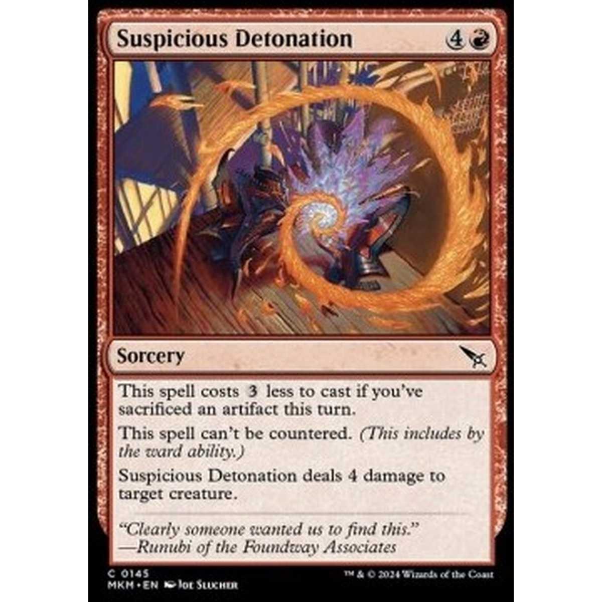 Suspicious Detonation - Suspicious Detonation - [MKM] [NM]