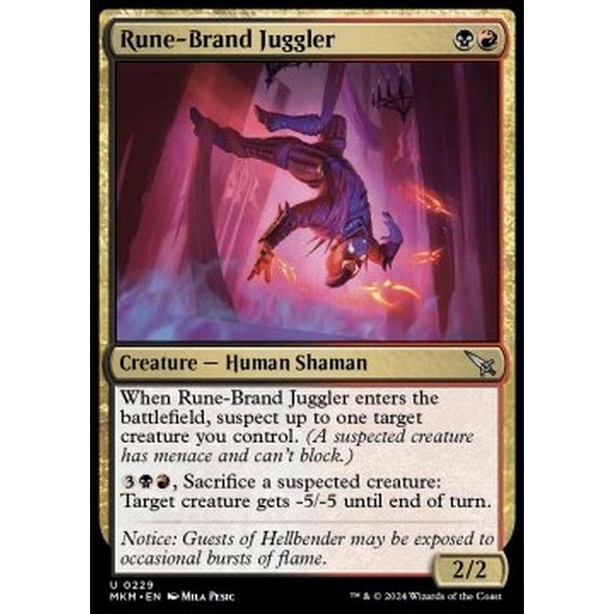 Rune-Brand Juggler - Rune-Brand Juggler - [MKM] [NM]