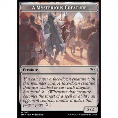 A Mysterious Creature Token (Colorless 2/2) - A Mysterious Creature Token (Colorless 2/2) - [TMKM] [NM]