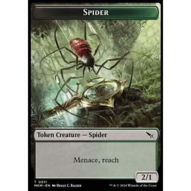 Spider Token (Black and Green 2/1) - Spider Token (Black and Green 2/1) - [TMKM] [NM]