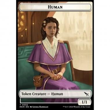 Human Token (White 1/1) - Human Token (White 1/1) - [TMKM] [NM]