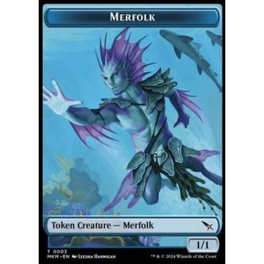 Merfolk Token (Blue 1/1) - Merfolk Token (Blue 1/1) - [TMKM] [NM]
