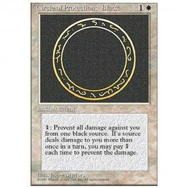 Circle of Protection: Black - Circolo di Protezione: Nero - [4ED] [NM]