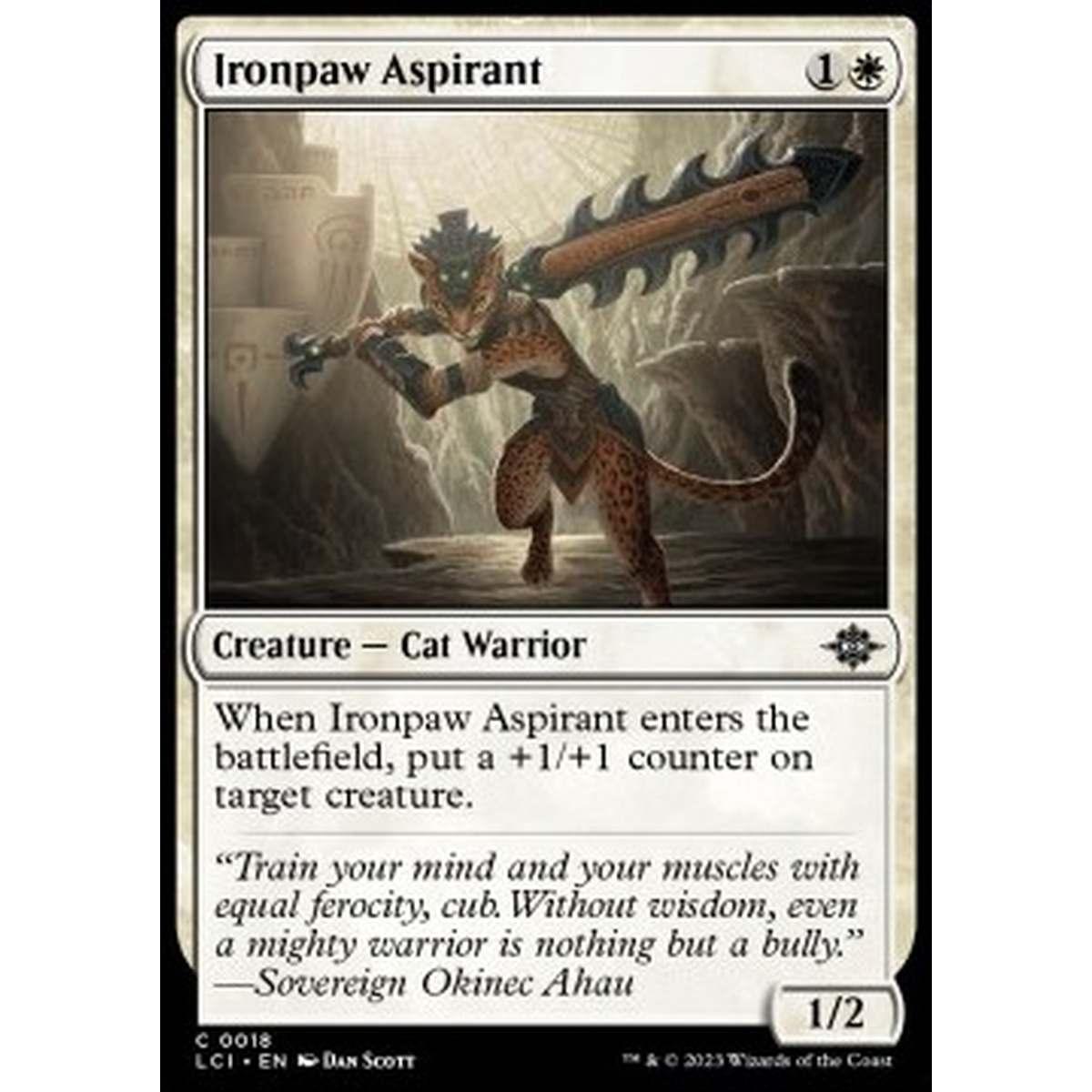 Ironpaw Aspirant - Ironpaw Aspirant - [LCI] [NM]