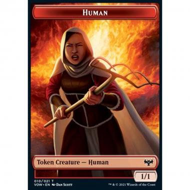 Human Token (Red 1/1) - Human Token (Red 1/1) - [XVOW] [NM]