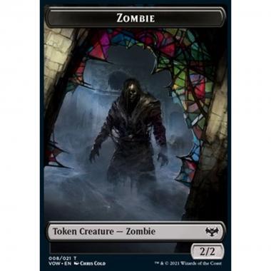 Zombie Token (Black 2/2) - Zombie Token (Black 2/2) - [XVOW] [NM]
