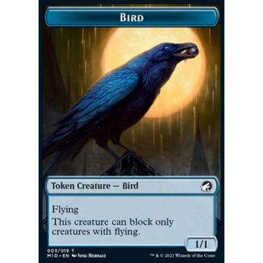 Bird Token (Blue 1/1 only flying) - Bird Token (Blue 1/1 only flying) - [XMID] [NM]